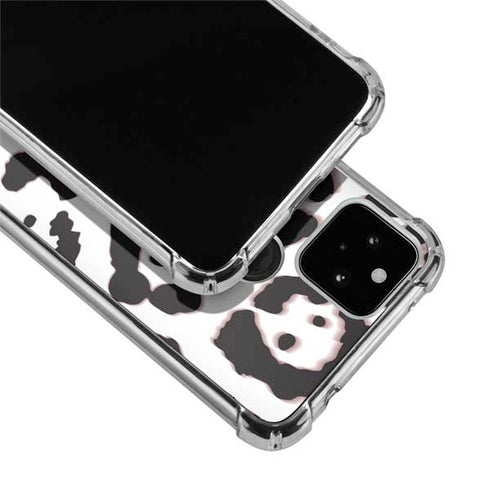 B&W Leopard Google Pixel 5 Clear Case